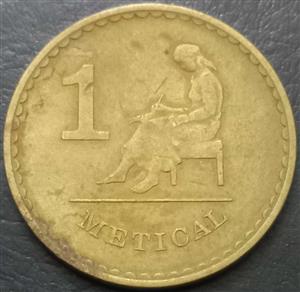 Mozambique 1 Meticai 1980 1982