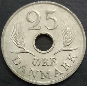 Denmark 25 Øre 1966 1971