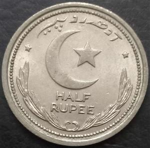 Pakistan ½ Rupee 1948 1951