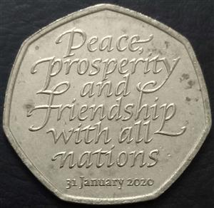 Great Britain 50 Penny 2020 