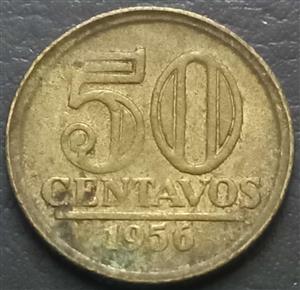 Brazil 50 Centavo 1956 