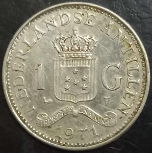 Neth. Antilles 1 Gulden 1970 1980