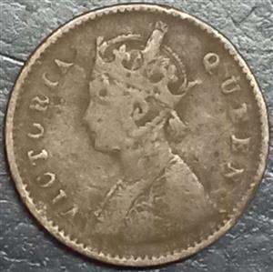 India - British 1/12 Anna 1862-1876