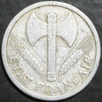 France 2 Francs 1943, 1944