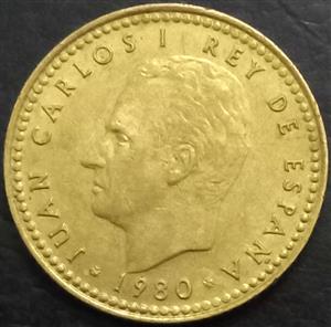 Spain 1 Peseta 1980-1982 Soccer World Cup