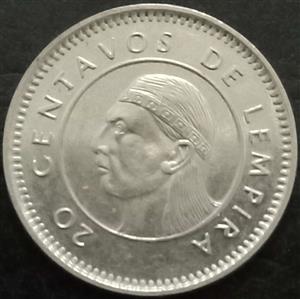 Honduras 20 Centavo 1995 2016