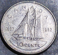 Canada 10 Cents 1992
