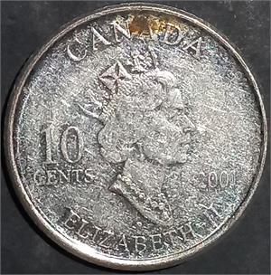 Canada 10 Cents 2001