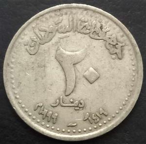 Sudan 20 Dinar 1999 