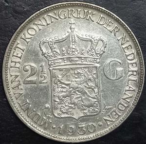 Netherlands 2 ½ Gulden 1929 1940