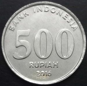Indonesia 500 Rupia 2016 
