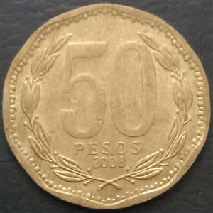 Chile 50 Peso 2008 2009