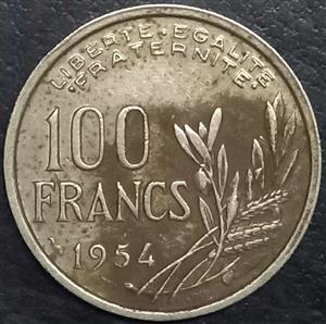 France 100 Franc 1954 1958