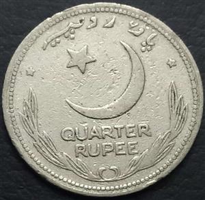 Pakistan ¼ Rupee 1950 