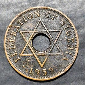 Nigeria 1 Penny 1959