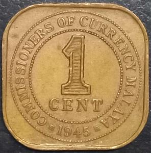 Malaysia 1 Cent 1943 1945