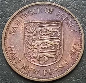 Jersey ½ New Penny 1971 1980