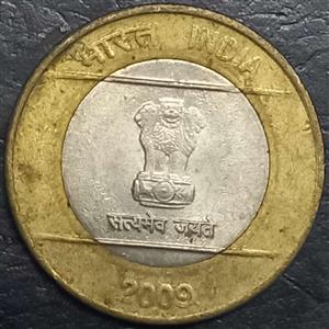 India Republic 10 Rupee 2008-2010 Noida