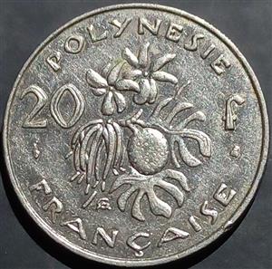 French Polynesia 20 Francs 1972 2005