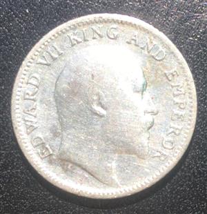India - British 2 Anna 1903~1910