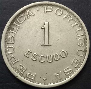 Mozambique 1 Escudo 1950 1951