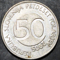 Slovenia 50 Tolarjev 2003~2005