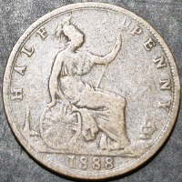 Great Britain ½ Penny 1874~1894