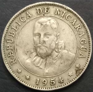Nicaragua 10 Centavo 1939 1956