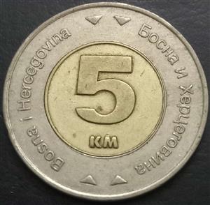 Bosnia & Herzegovina 5 Konvertable Marka 2005 2009