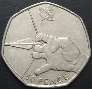 Great Britain 50 Penny 2011 