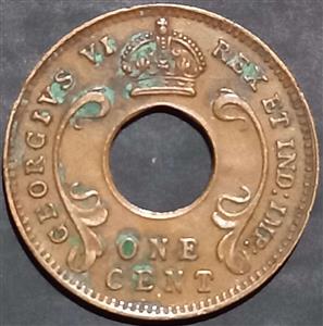 East Africa 1 Cent 1942 Bombay