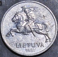 Lithuania 5 Centai 1991