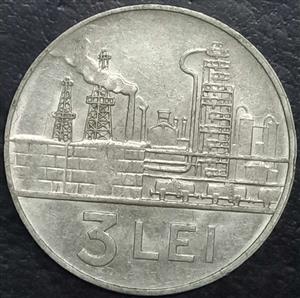 Romania 3 Lei 1966 