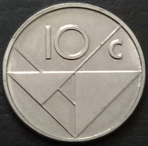Aruba 10 Cent 1986 2018
