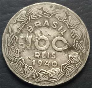 Brazil 100 Reis 1938 1942