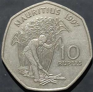 Mauritius 10 Rupee 1997~2000