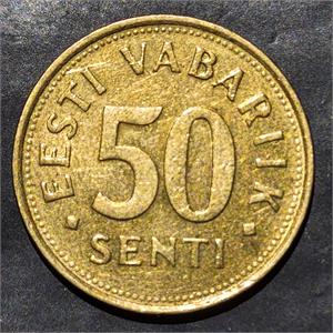 Estonia 50 Senti 1992 2007