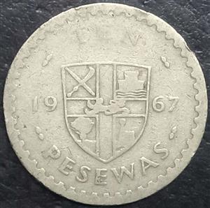 Ghana 10 Pesewas 1967 1979