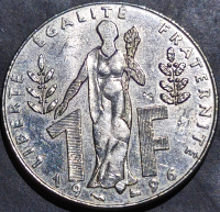 France 1 Franc 1996