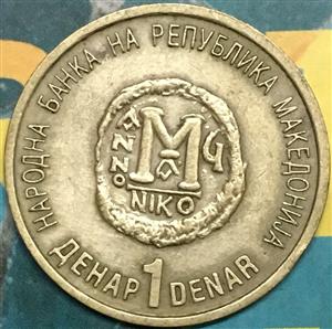 Macedonia 1 Denar 2000 