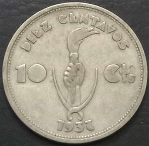 Bolivia 10 Centavo 1937 
