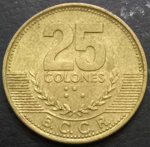 Costa Rica 25 Colones 2001~2003