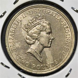 Great Britain 2 Pounds 1986