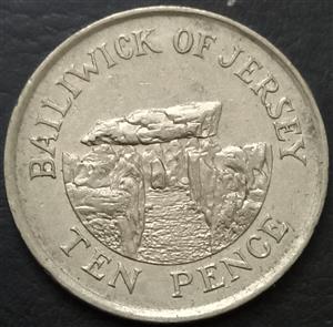 Jersey 10 Pence 1992 1998