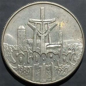 Poland 10000 Zlote 1990 Solidarity