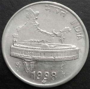 India Republic 50 Paisa 1988-2007 Noida
