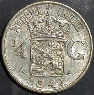 Netherland Indies ¼ Gulden 1941