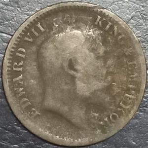 India - British ½ Pice 1906 1910