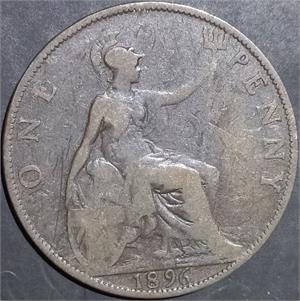 Great Britain 1 Penny 1895 1901