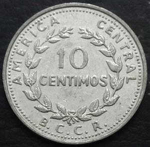 Costa Rica 10 Centimos 1982 